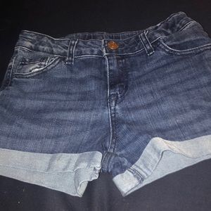 Dark Wash Denim Shorts